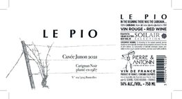 Le Pio Cuvee Junon