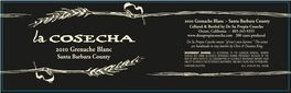 la COSECHA