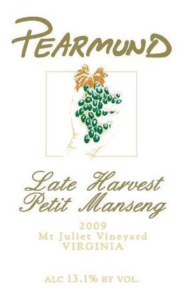 Late Harvest Petit Manseng