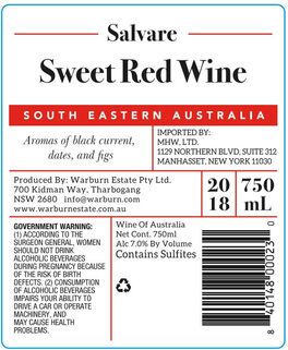 Sweet Red Wine