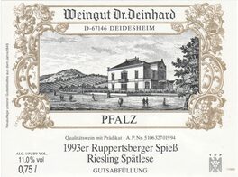 Ruppertsberg Spiess Spatlese