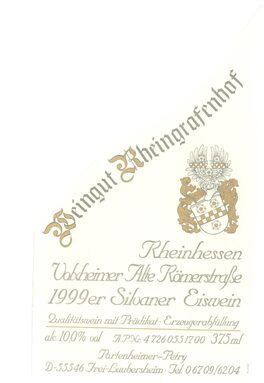 Volxheimer Alte Römerstraße Silvaner Eiswein