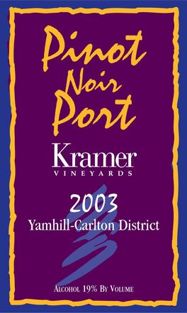 Pinot Noir Port