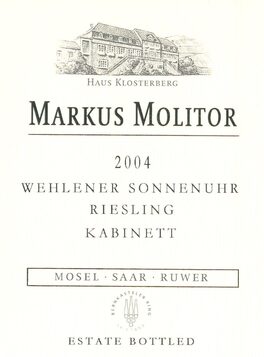 Wehlener Sonnenuhr Kabinett