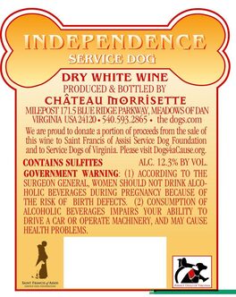 Independence - Service Dog White