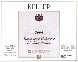 Dalsheimer Hubacker Riesling Auslese