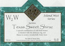 Texas Sweet Shiraz