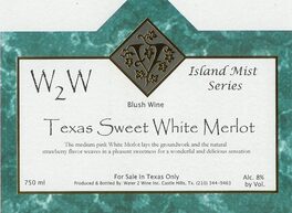 Texas Sweet White Merlot