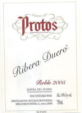Ribera Del Duero Roble