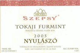 Tokaji Furmint