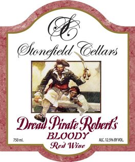 Dread Pirate Robert's Bloody Red Wine