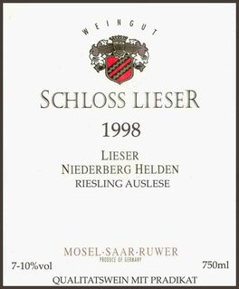 Lieser Niederberg Helden Riesling Auslese