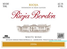 Rioja Bordón