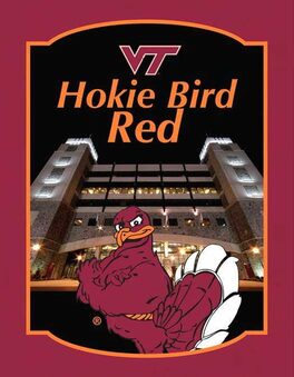 Hokie Bird Red