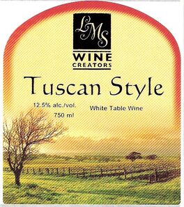 Tuscan Style White Table Wine