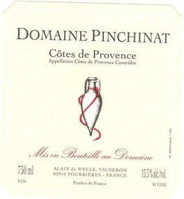 Domaine Pinchinat White Wine
