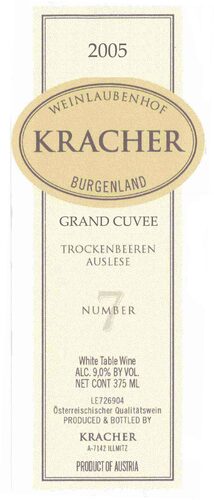 Grand Cuvee Trockenbeerenauslese