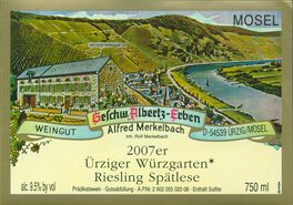 Urziger Wurzgarten * Spatlese