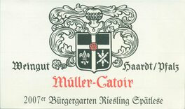 Haardter Burgergarten Spatlese