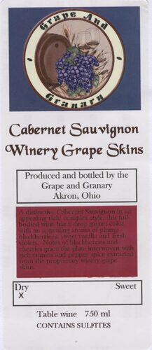 Winery Grape Skins
