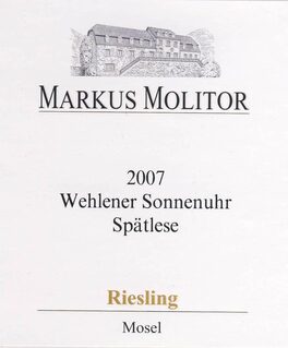 Wehlener Sonnenuhr Spätlese