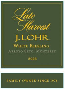 Late Harvest White Riesling Arroyo Seco