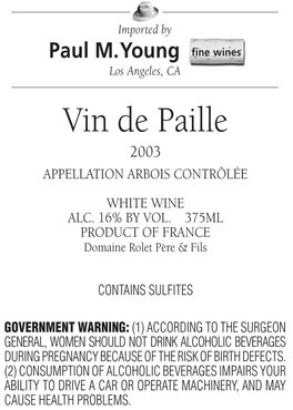 Vin De Paille