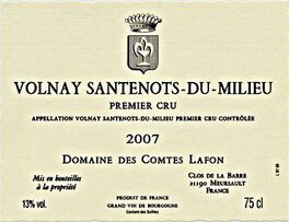 Volnay Santenots-du-Milieu