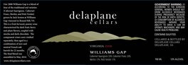 Williams Gap
