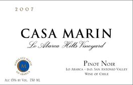 Lo Abarca Hills Vineyard