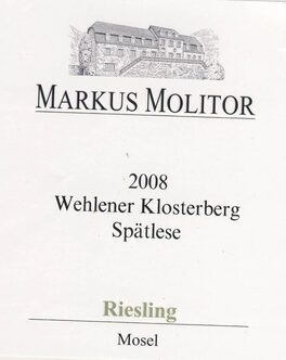 Wehlener Klosterberg Spatlese