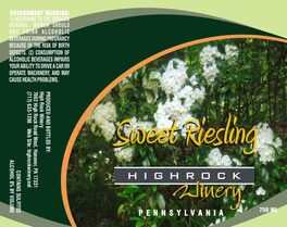 Sweet Riesling