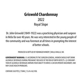 Griswold Chardonnay