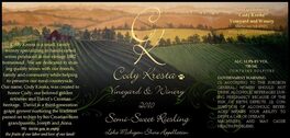 Semi-Sweet Riesling