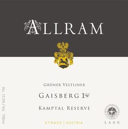 Gaisberg Gruner Veltliner Kamptal Reserve