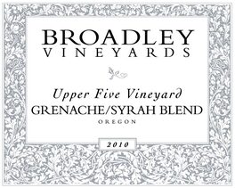 Upper Five Vineyards