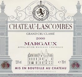 Château Lascombes Margaux Grand Cru Classé