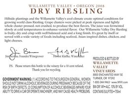 Dry Riesling