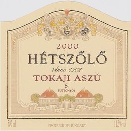 6 Puttonyos Tokaji Aszú
