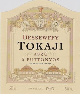 5 Puttonyos Tokaji Aszú