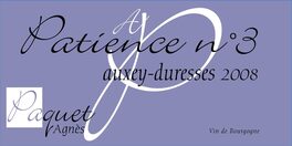 Patience No. 3