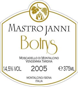 Botrys Moscadello Di Montalcino Vendemmia Tardiva