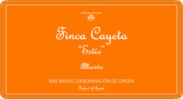 Finca Cayeta Alborino