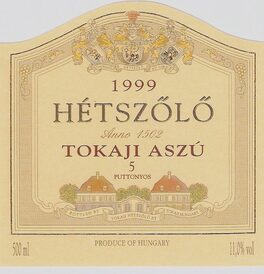 5 Puttonyos Tokaji Aszú