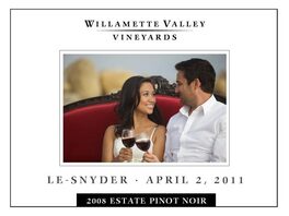 Estate Pinot Noir
