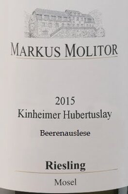Kinheimer Hubertuslay Riesling Beerenauslese