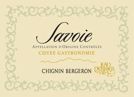 Chignin Bergeron Cuvee Gastronomie