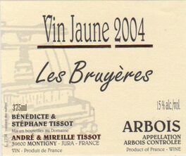 Vin Jaune Les Bruyeres