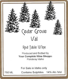 Cedar Grove Val Red