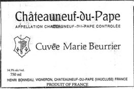 Cuvee Marie Beurrier